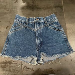 Vintage Rocky Mountain cut off denim shorts